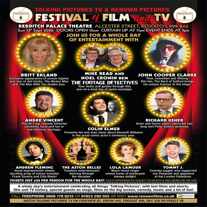 Richard Usher | Voice Over Artist & Performer | Talking Pictures Festival of Film & TV 2026